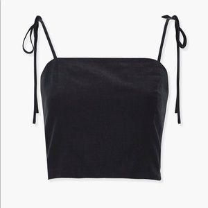 Brand new never been worn black crop top